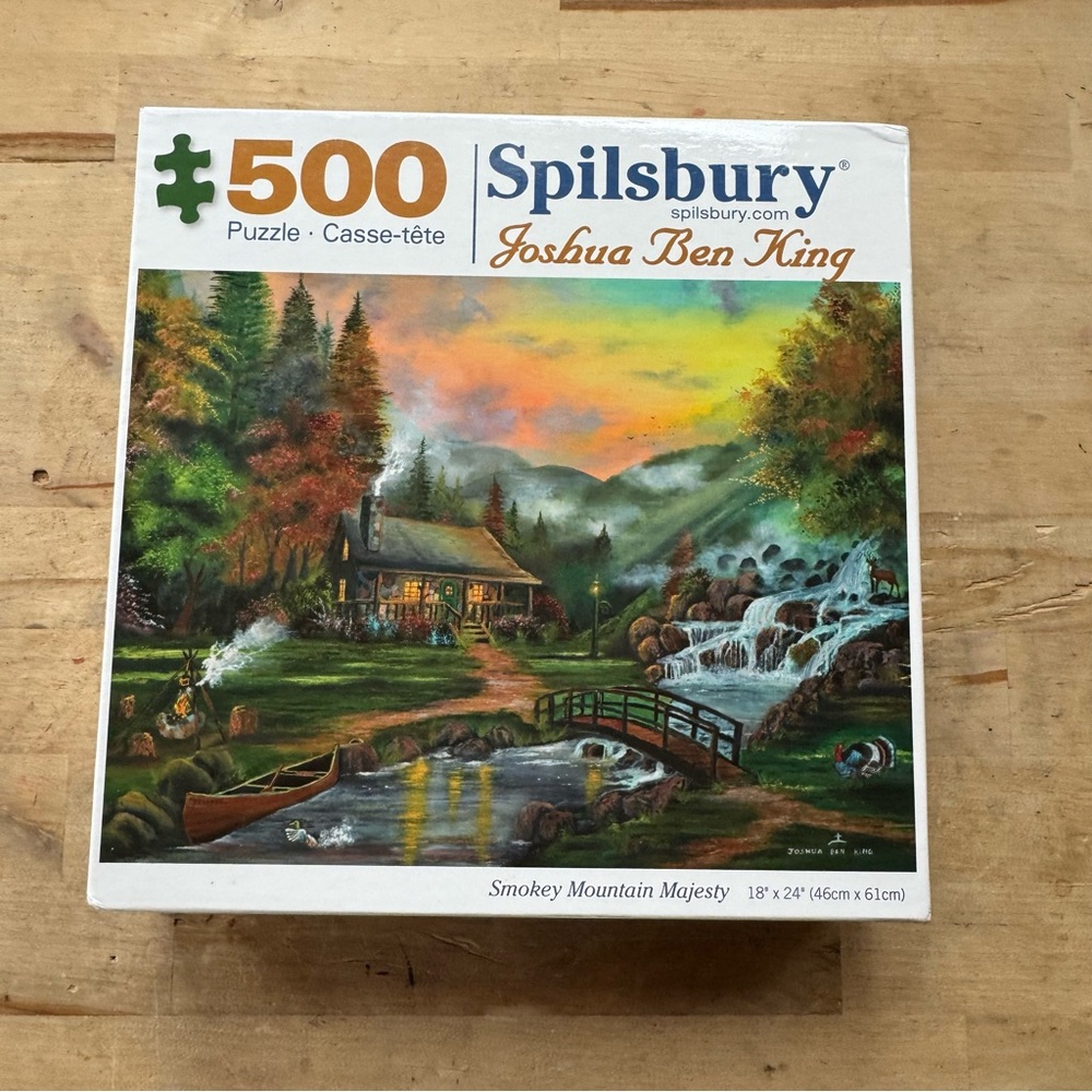 Spilsbury Joshua Ben King Smokey Mountain Majesty 500-Piece Puzzle